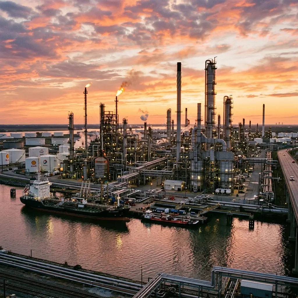 Large-scale chemical process plant