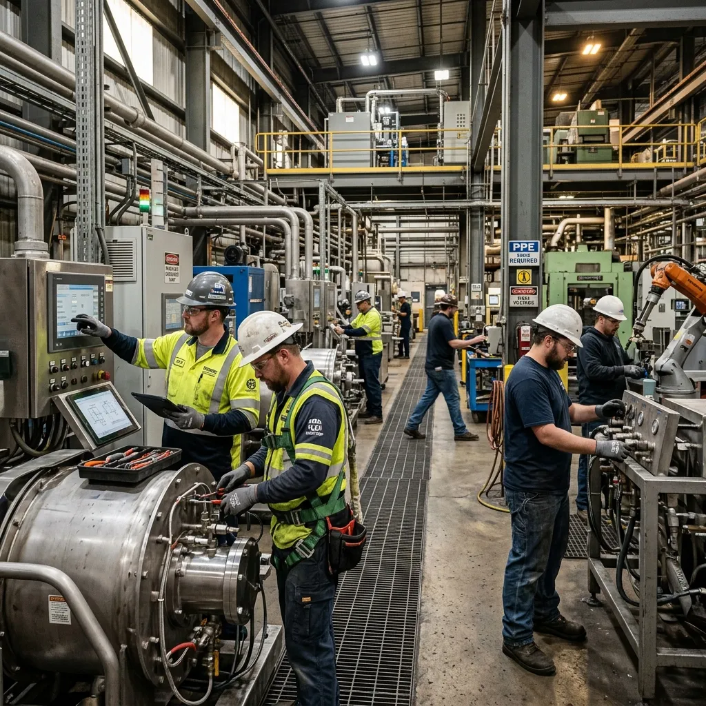 Specialist Manpower on plant floor